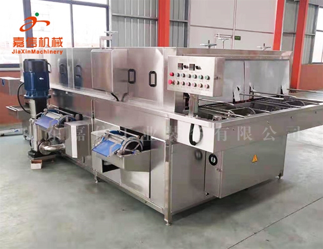 新型食品（pǐn）周轉箱清洗機 托盤清洗機